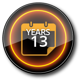 number of years in business, 13 years